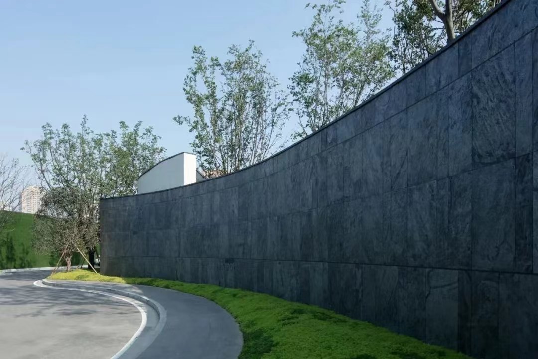 曲面景觀牆|Curved landscape wall