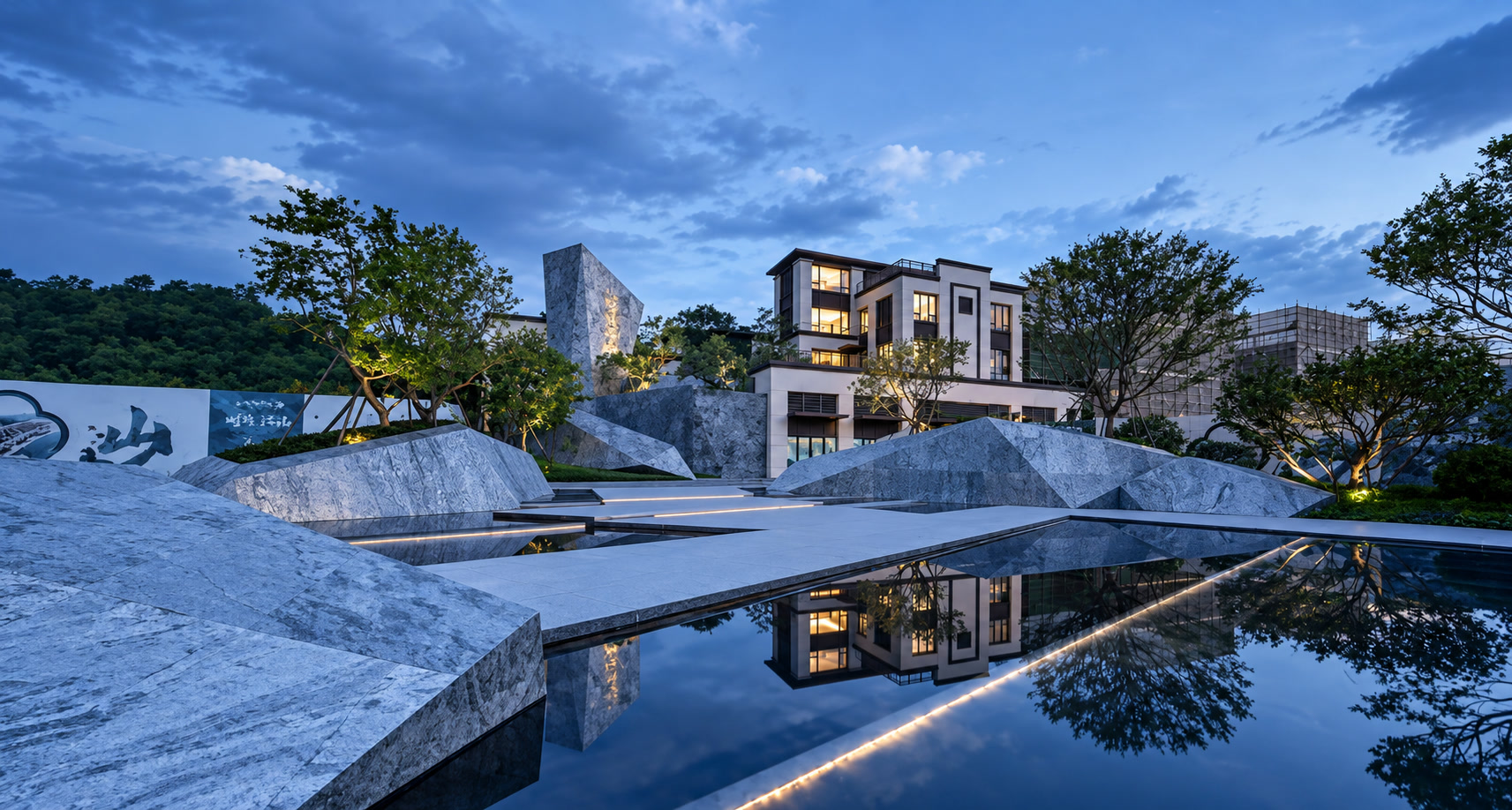 景觀水庭|Landscape water garden