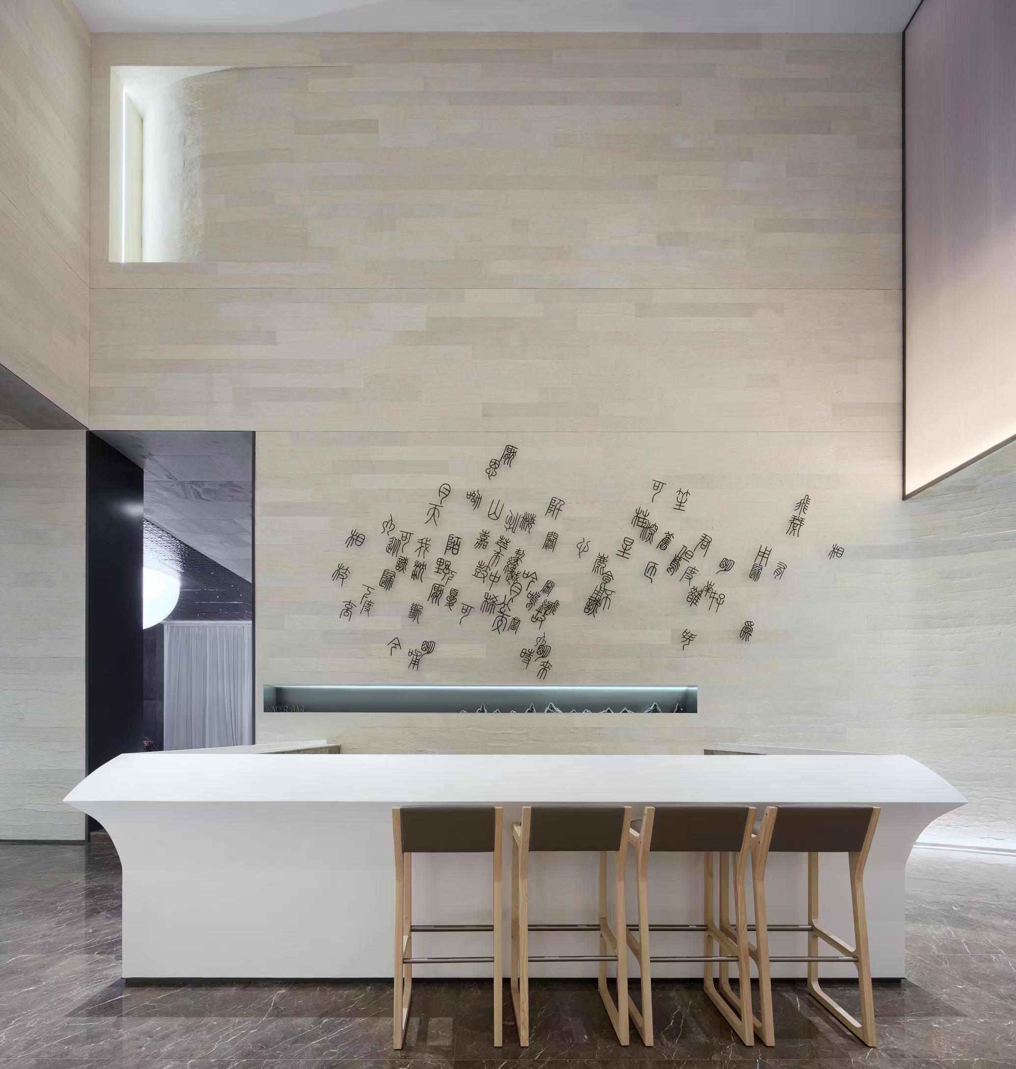 背膠 3D 系列白色大理石餐廳牆面｜Peel-and-Stick 3D Series white marble dining wall